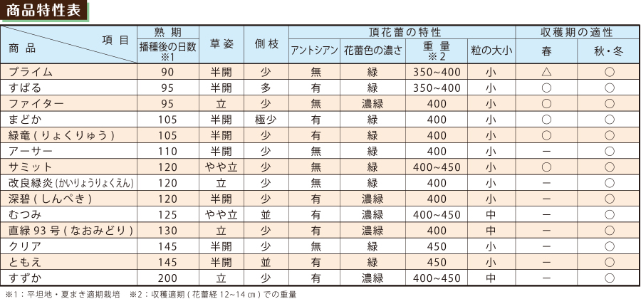 ブロッコリーの栽培 株式会社ブロリード